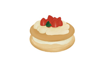 Donut Strawberry Creams