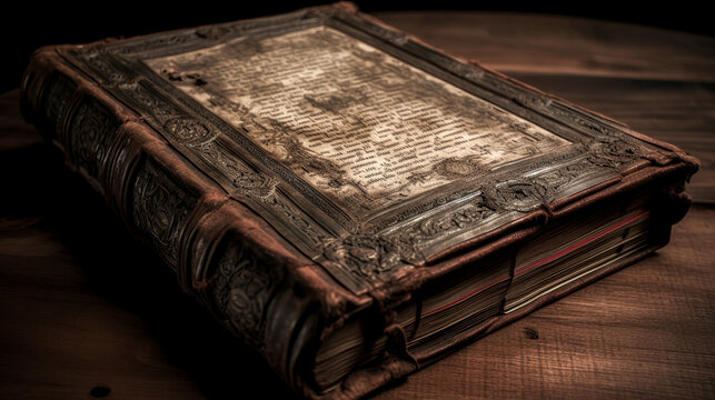 An ancient book was scanned and analyzed by an artificial intelligence - generative ai.