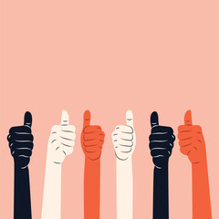 Thumbs Up and Like Button Icon Vector Design.