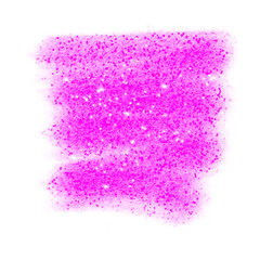 Pink Glitter Spot. abstract spot pink glitter