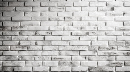 White brick wall, old texture of red stone blocks. Generative Ai