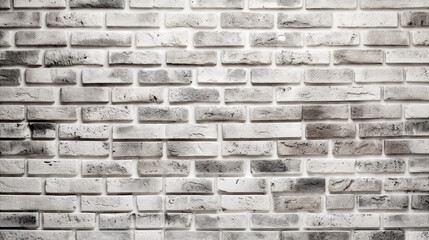 White brick wall, old texture of red stone blocks. Generative Ai
