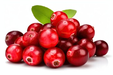 cherries on a white background