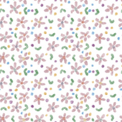 seamless pattern with flowers 