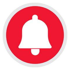 Bell icon in red circle