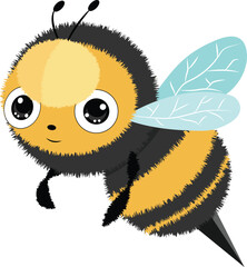 bee vector image or clipart
