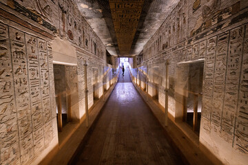 Details of valley of Kings in Luxor - Egypt