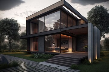 Beautiful modern house