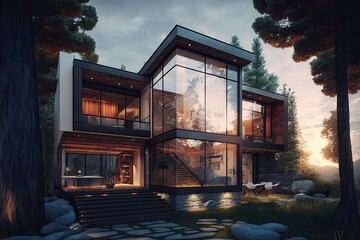 Beautiful modern house