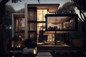 Beautiful modern house