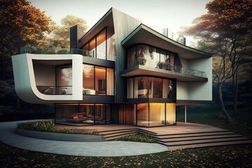 Beautiful modern house