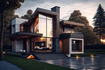 Beautiful modern house