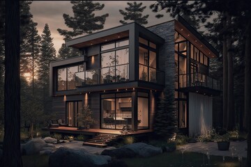 Beautiful modern house