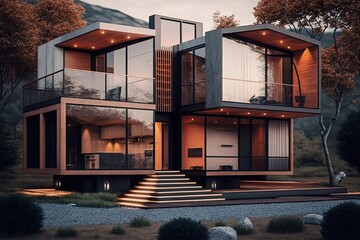 Beautiful modern house