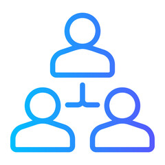 group gradient icon