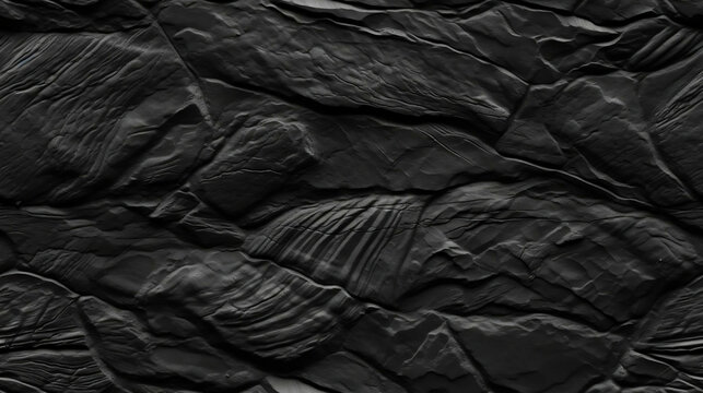 Black slate stone texture background element new quality universal  technology stock image illustration design generative ai