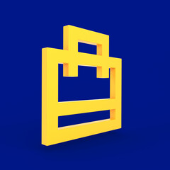 Suitcase Sign Left Side