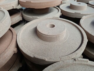 Round sand cores made from Resin Coated Sand