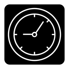 Fasting Time Glyph Icon