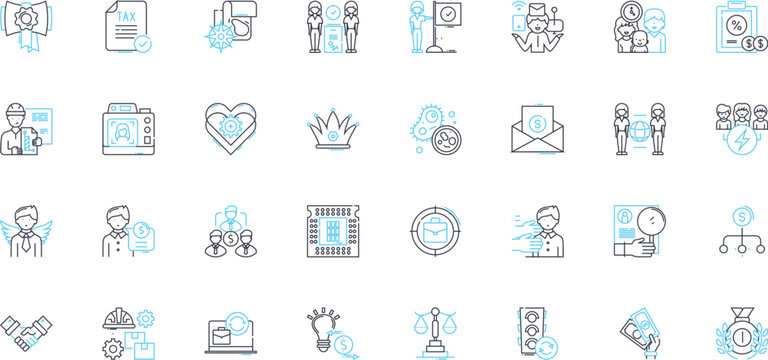 Laboratory Equipment linear icons set. Microscope, Beaker, Test tube, Burette, Pipette, Centrifuge, Thermometer line vector and concept signs. Incubator,Autoclave,Microplate outline illustrations
