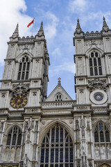 Fototapeta na wymiar Uk London 23.03.2022 Westminster Abbey. Coronation of King Charles III of Great Britain on May 6, 2023