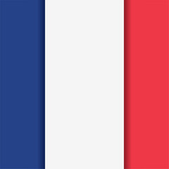 Colored background with the flag of France Vector