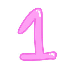 pink number one