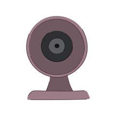 cctv security camera cartoon vector illustration