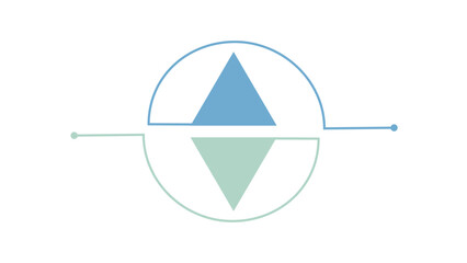 Blank company milestones timeline infographic template with pointer as vector can be used for workflow layout, diagram, annual report, web design. Business concept with options, steps or processes.