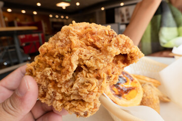 hold fry chicken