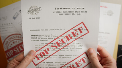 Registration of top secret files