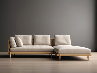 Sofa for interior architecture with Japan style, This sofa has a modern Japanese design