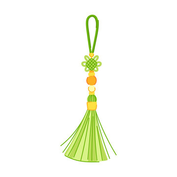 string tassel rope cartoon vector illustration