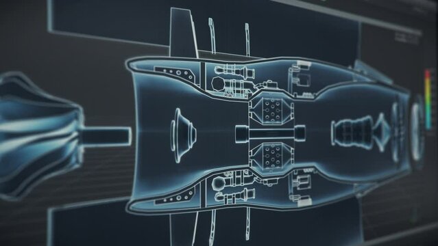 Engineering the model of the industrial turbine for business development. Engineering the machine model for gas turbine production business. Manufacturing the equipment model for engineering business.