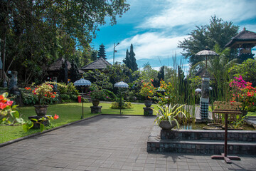 On the grounds of "Goa Lawah" Temple