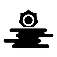 sunset glyph 