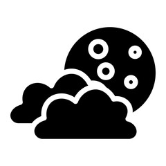 cloud with moon glyph 