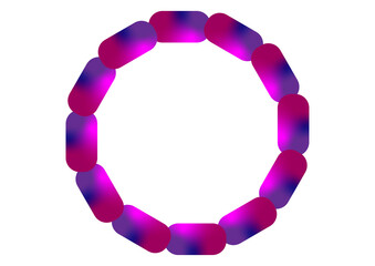 necklace isolated on white