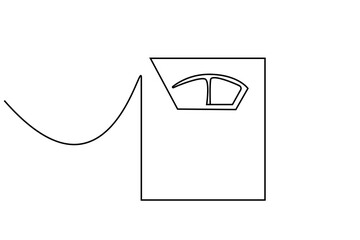 scale measure object line art