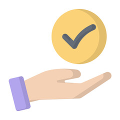 Quality Check Flat Icon