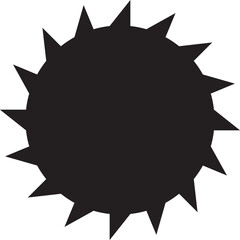 circular blade icon illustration