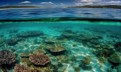 Fototapeta na wymiar Underwater Tropical Paradise