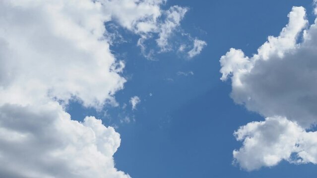 blue sky cloudscape background