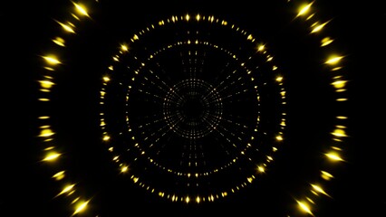 Yellow glitter light overlay background