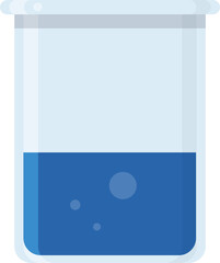 Potion bottle icons .Scientific Research, Chemical Experiment.Flat design illustration concept of science.