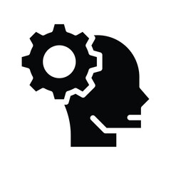 setting glyph icon illustration vector graphic