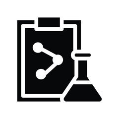 formula glyph icon illustration vector graphic