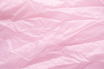 Pink plastic bag texture background