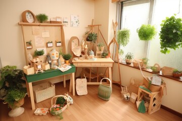 ecomall, with wide selection of eco-friendly products for home, garden and office, created with generative ai