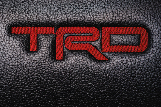 TRD Pro Logo on Toyota Leather Upholstery Embroidered 
